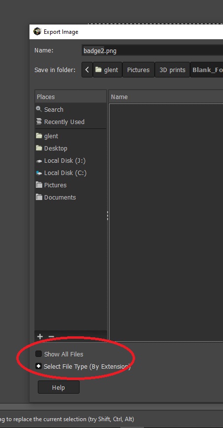 Step 4: Export as a .png